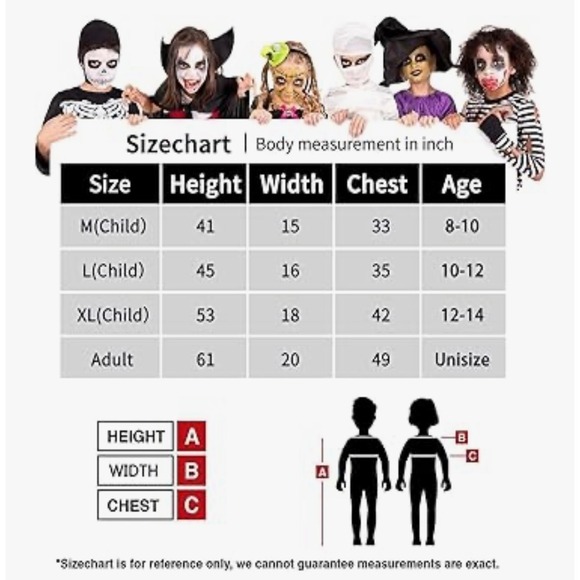 NEW‎ Kids Youth XL Grim Reaper Halloween Costume with Scythe - Picture 6 of 9